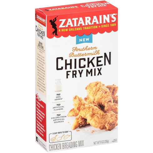 Zatarain's Southern Buttermilk Chicken Fry Mix, 9 oz