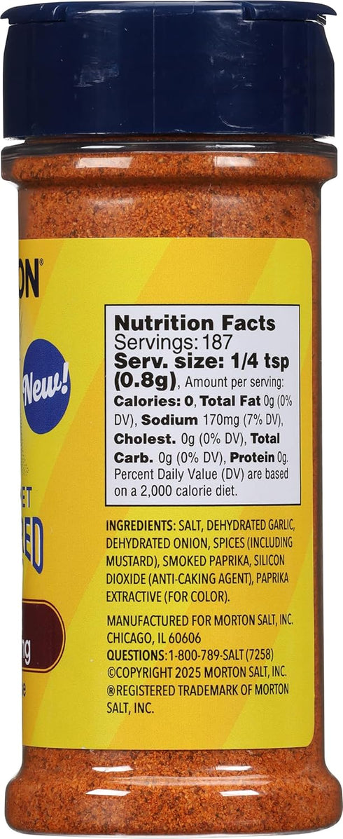5.1oz Morton Gourmet Flavored Salt Steak Seasoning
