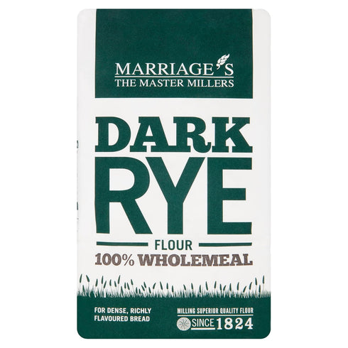 Marriage's - Dark Rye Flour 100% Wholemeal - 1Kg