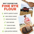 2 LB Sunrise Flour Mill Organic Fine Rye Flour | | Rye Flour Organic | Whole Grain Bread Flour for Sourdough | No