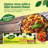 12oz (3 Pack) Heaven & Earth Gluten Free Brown Rice Pasta Fetuccinni, | Great Texure | Real Pasta Taste & Mouthfeel |
