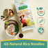 Premium Pho Style Rice Stick Noodles - Individually Portioned- Restaurant Quality, Soft and Chewy Texture, Gluten-Free