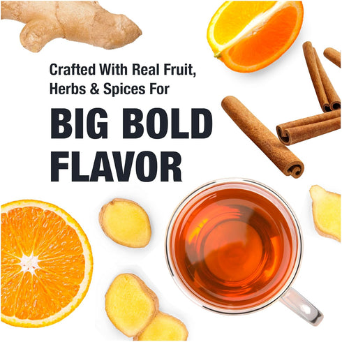 200 16 oz Tiesta Tea - Orange Spice Tea, Loose Leaf, Cinnamon Orange Black Tea, Premium High Caffeine Tea Blend, Make