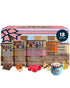 Double Donut Coffee Flavored Hot Chocolate Packets Variety Pack,18 Count Includes Classic,
