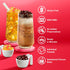 10 J WAY Instant Boba Bubble Pearl Variety Milk Tea Fruity Tea Kit with Authentic Brown Sugar Caramel Fruity Tapioca