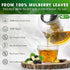FreshDrinkUS, Premium 120 Mulberry Leaf Tea Bags, 100% Natural & Pure from Mulberry Leaves, No Sugar, No Caffeine, Vegan