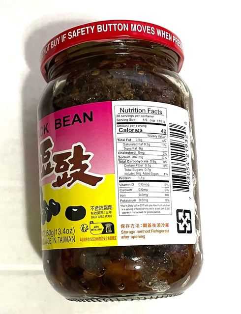 ???? Master douchi Femented Black bean sauce for Asian cooking 13.4oz / 380g (1 Pack)