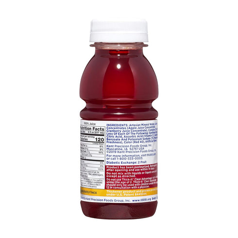 8 Oz Thick-It Clear Advantage Thickened Cranberry Juice Blend, Moderately Thick Honey Bottle, Fl