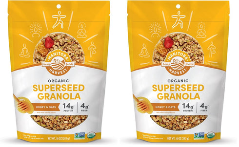 Manitoba Harvest Hemp Yeah Granola, with 10 g of Protein, 3.5 g