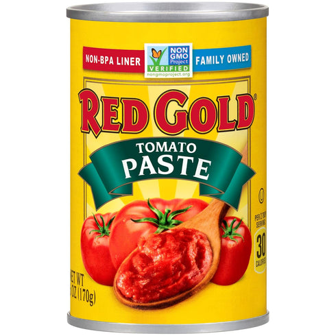 Red Gold Tomato Paste 6 oz (6 cans)