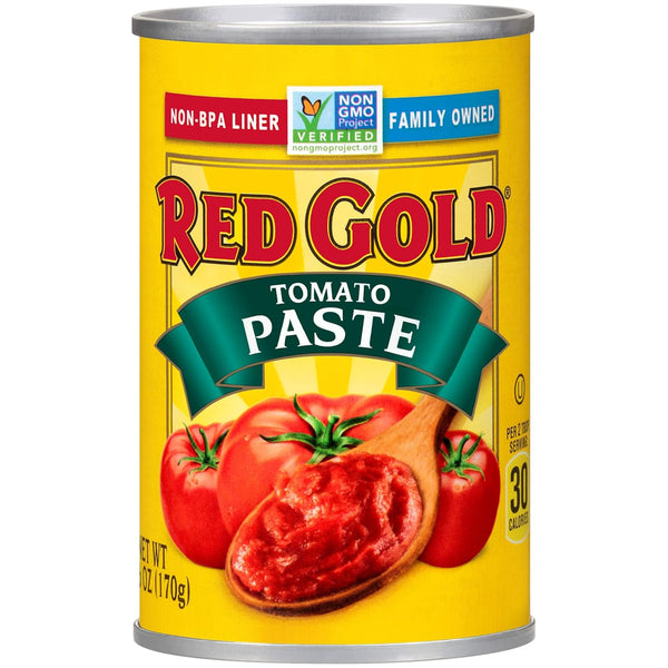 Red Gold Tomato Paste 6 oz (6 cans)