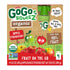 3.2 oz (Pack 48), GoGo squeeZ No Sugar Added Organic Applesauce and Fruit Puree Apple Strawberry, Pouches of Fruit