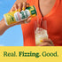 12 oz, 12 Pack Simply POP Prebiotic Soda Pineapple Mango Cans, fl