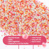 Mix,150g/5.3oz,Rainbow Spring Sanding Sugar Sprinkles,Edible Colorful Sprinkle Edible Sugar Crystals for Cake
