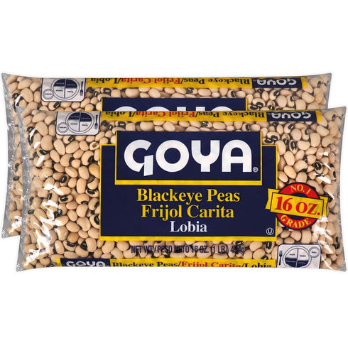Goya Black Eyed Peas Dry, Creamy and Flavourful Frijoles Goya Pintos, Pantry
