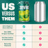 12 Oz (Pack 24) Zevia Zero Calorie Soda, Lemon Lime Twist, Fl Cans