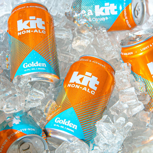 6 Pack, 12 OZ, 4 Kit Non-Alc - Non-Alcoholic Craft Beer Golden FL Simple Ingredients Gluten-Removed, Vegan Friendly