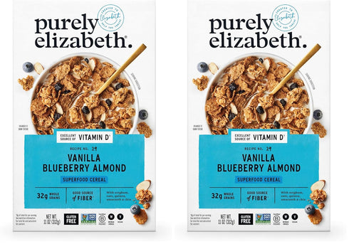 Purely Elizabeth Cereal Vnlla Blbry Almnd 11 OZ (Pack of 2)