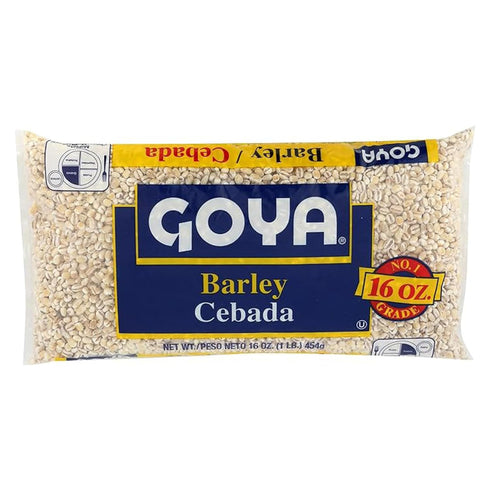 Dry Barley Grain by Goya, Pearl Barley, Pantry Staples, Cebada, Barley for