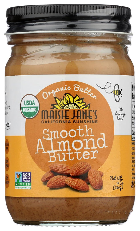 Maisie Jane's MAISIE JANES Organic Almond Butter Smooth, 12 OZ