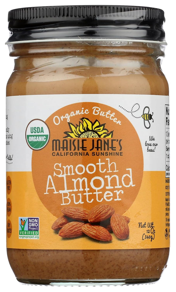 Maisie Jane's MAISIE JANES Organic Almond Butter Smooth, 12 OZ