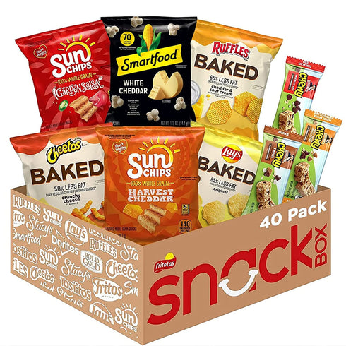 Frito-Lay Snack Time Favorites with Baked, Smartfood, Sunchips and Quaker Chewy Granola
