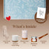 Cozy Package Unboxme Thank You & Appreciation Gift Basket for Women, Care with Tea, Mug, Socks & Honey, Ready to Gift