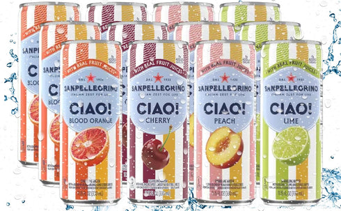 4 3 12 Pack San Pellegrino Ciao Flavor Variety- of Each Flavor
