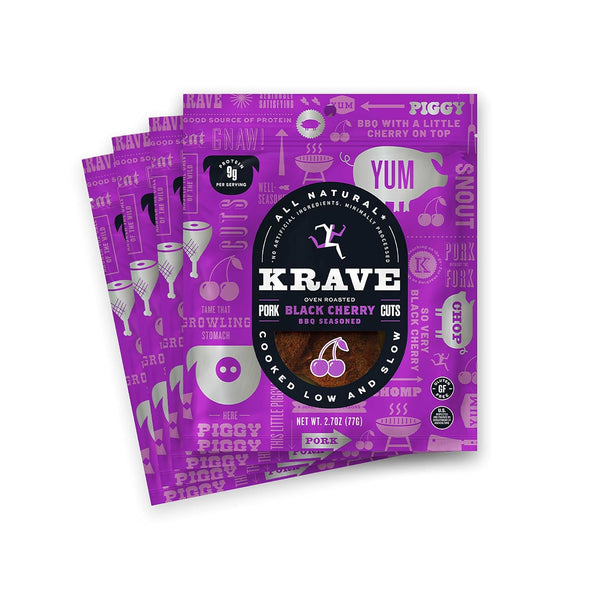 KRAVE All Natural Pork Jerky | Gluten Free, Good Source of Protein,