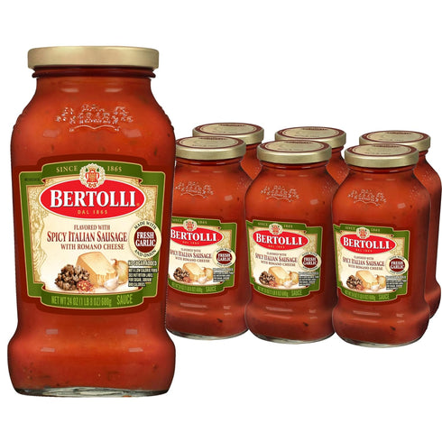Bertolli Spicy Italian Sausage with Romano Cheese Sauce - 24oz (Pack of