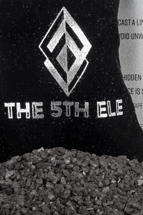 The 5th Ele (90 gr/3 Oz) Black Salt with Rosemary for Protection and Driving Away Evil
