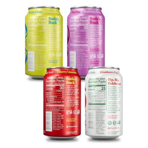 Pack, 12oz (12 Pack) POPPI Sparkling Prebiotic Soda, Beverages w/Apple Cider Vinegar, Seltzer Water & Fruit Juice