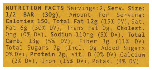 Mulberry, 2.1 Spring & Date Pecan Date Sweetened Chocolate Bar, Ounce