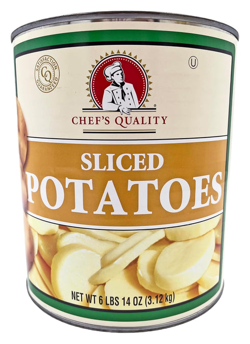 Chef's Quality Sliced Potatoes | Kosher | (6 LB 14oz)