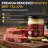 AUX DELICES DES BOIS 11oz 30 Aux Dlices des Bois Rendered Wagyu Beef Tallow, | Premium Cooking Fat for Searing, Frying