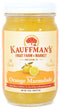 Kauffman's Fruit Farm Kauffman Orchards All-Natural Sweet Orange Marmalade, No Preservatives, 9 Oz. (Pack of
