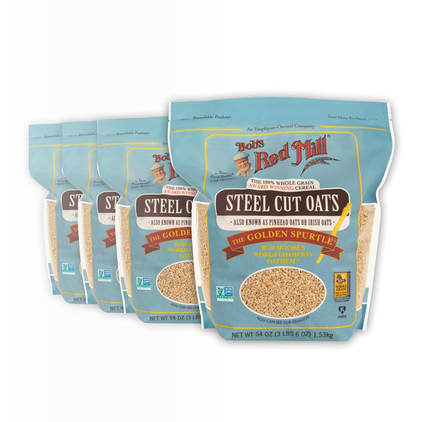Bob's Red Mill Steel Cut Oats, 54oz (Pack of 4) - Non