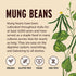 1.65 lb. Banyan Botanicals Green Mung Beans Whole Organic Green Mung Beans for Cooking High Protein Vegetarian Meals