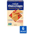 6-7.1 oz Triscuit Thin Crisps Tomato Basil Pizza Whole Grain Wheat Crackers, Lunch Snacks, Bulk Snack Crackers, Boxes