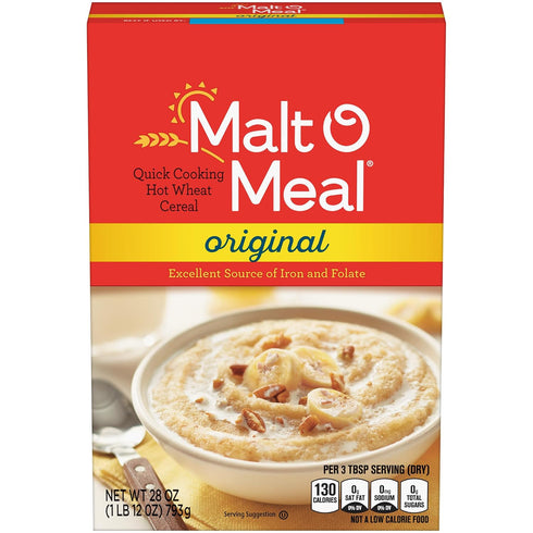 Malt-O-Meal, Original Malt-O-Meal Hot Breakfast Cereal, Quick Cooking, 28 Ounce 1 count