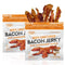 Old Fashioned Maple Bacon Jerky, Candied Jerky with 16g Protein Per Bag,