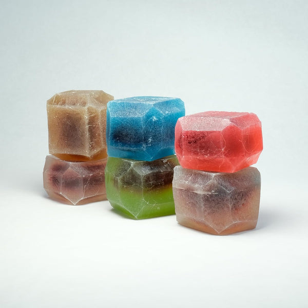 Silky Gem Jams Me Up Crystal Candy Collection: 6-Piece Jelly-Filled Assortment Handcrafted