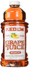 kedem Peach Grape Juice, Passover, 64-ounces (Pack of2)