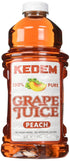 kedem Peach Grape Juice, Passover, 64-ounces (Pack of2)