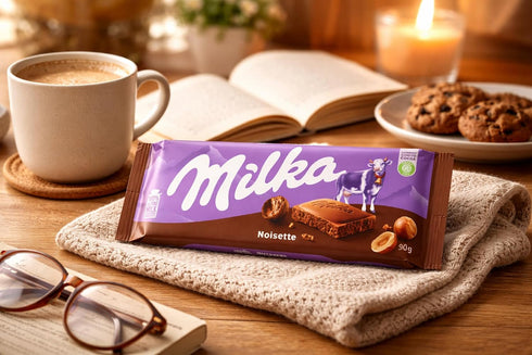 The Indulgence Noisette 90g (Pack 10) Milka Milk Chocolate