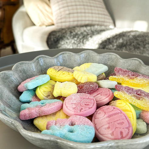 Gummies 1 (0.5 LB) Bubs Swedish Candy Mix - Big Ovals, Skulls, and More - Sweet and Sour Swedish - Pound of Godis From