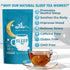 Aprika Life Sleep Tea for Bedtime Relaxation - Caffeine-Free Herbal Nighttime Tea with Chamomile, 60 Pack