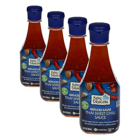 Blue Dragon, Thai Sweet Chili Sauce Reduced Sugar, 10.5 Fl Oz (Pack