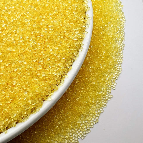 SE Si&Moos Yellow Sanding Sugar Yellow Edible Sparkling Sprinkles Sanding Sugar Crystals