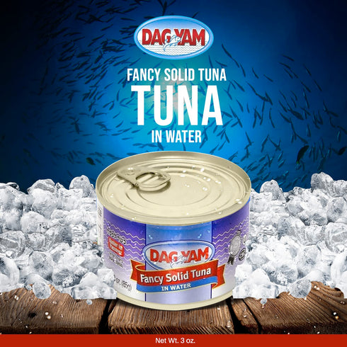 Dagim 3 oz, Pack 12 DagYam Fancy Solid Tuna in Water - Canned Tuna Fish, Kosher for Passover